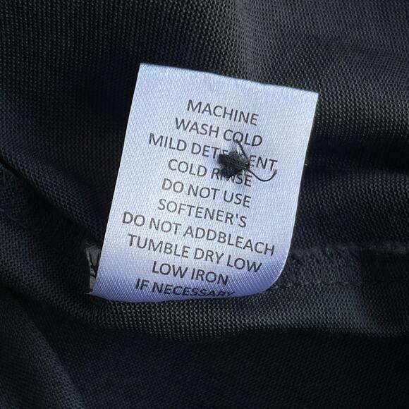 Straight Down Polo Shirt Mens XL Gray Long Sleeve Pullover B Logo Golf Casual - Picture 6 of 8